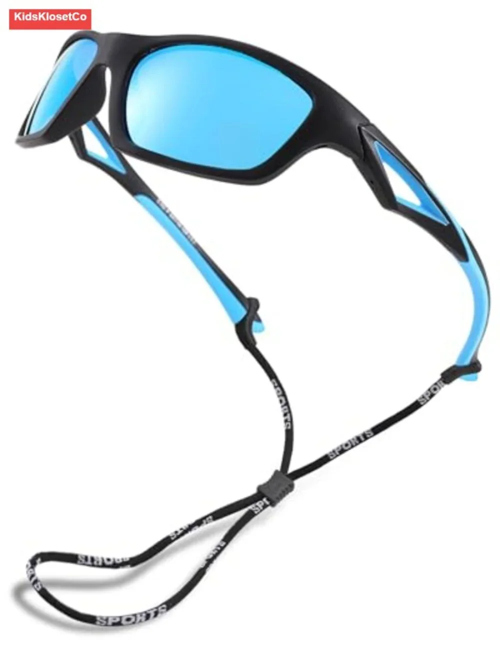 Kids Unbreakable TR90 Baseball Sunglasses with Strap Polarized UV400